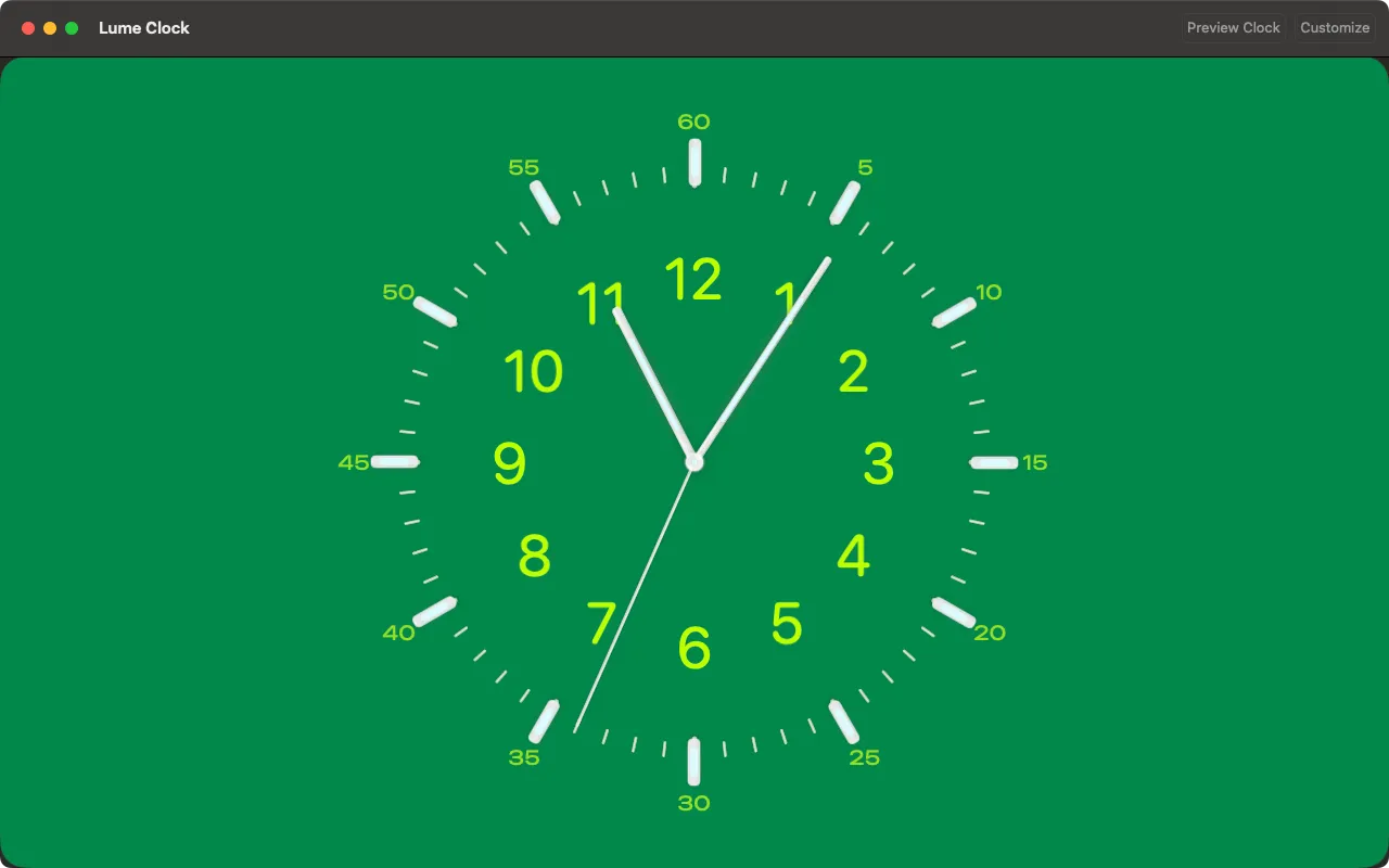 Lume Clock screenshot 2