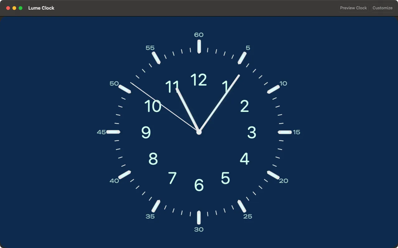 Lume Clock screenshot 3