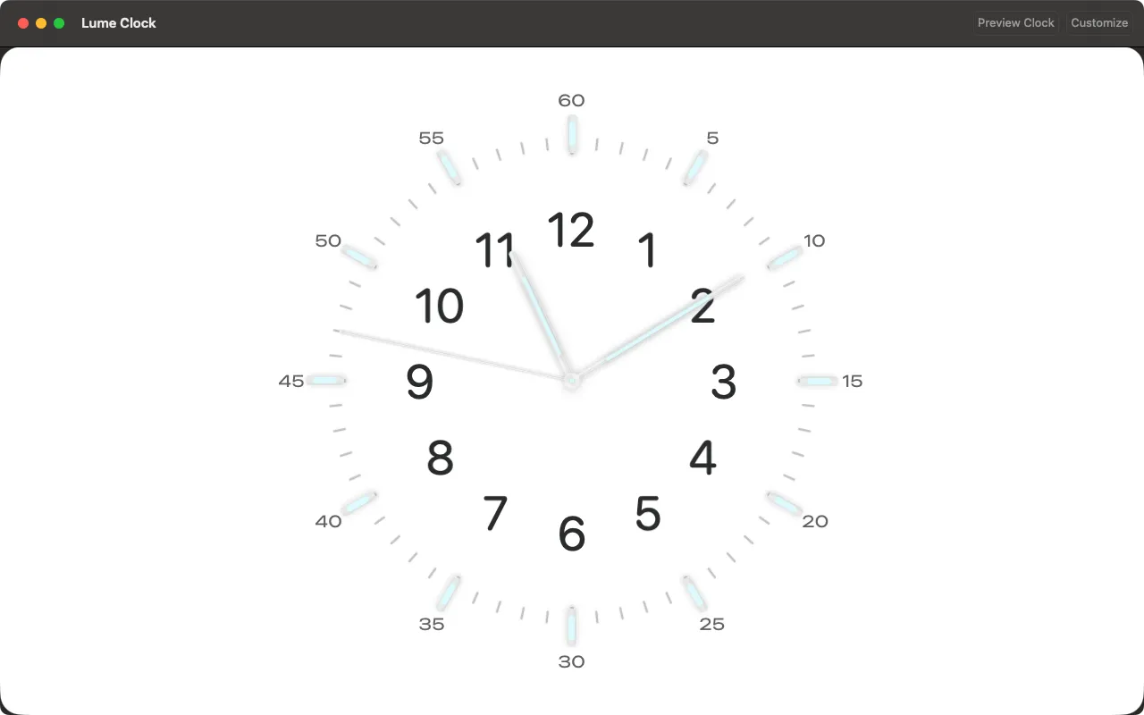Lume Clock screenshot 5
