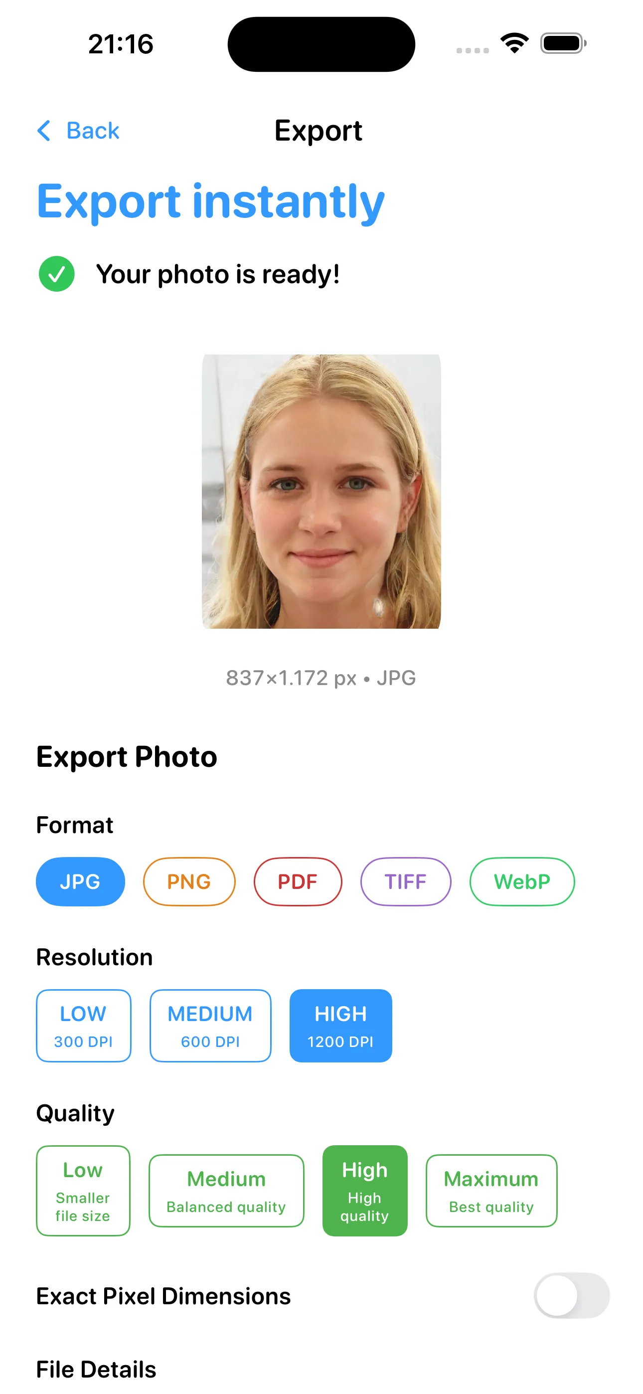 Passport Photo & Visa ID Maker screenshot 1