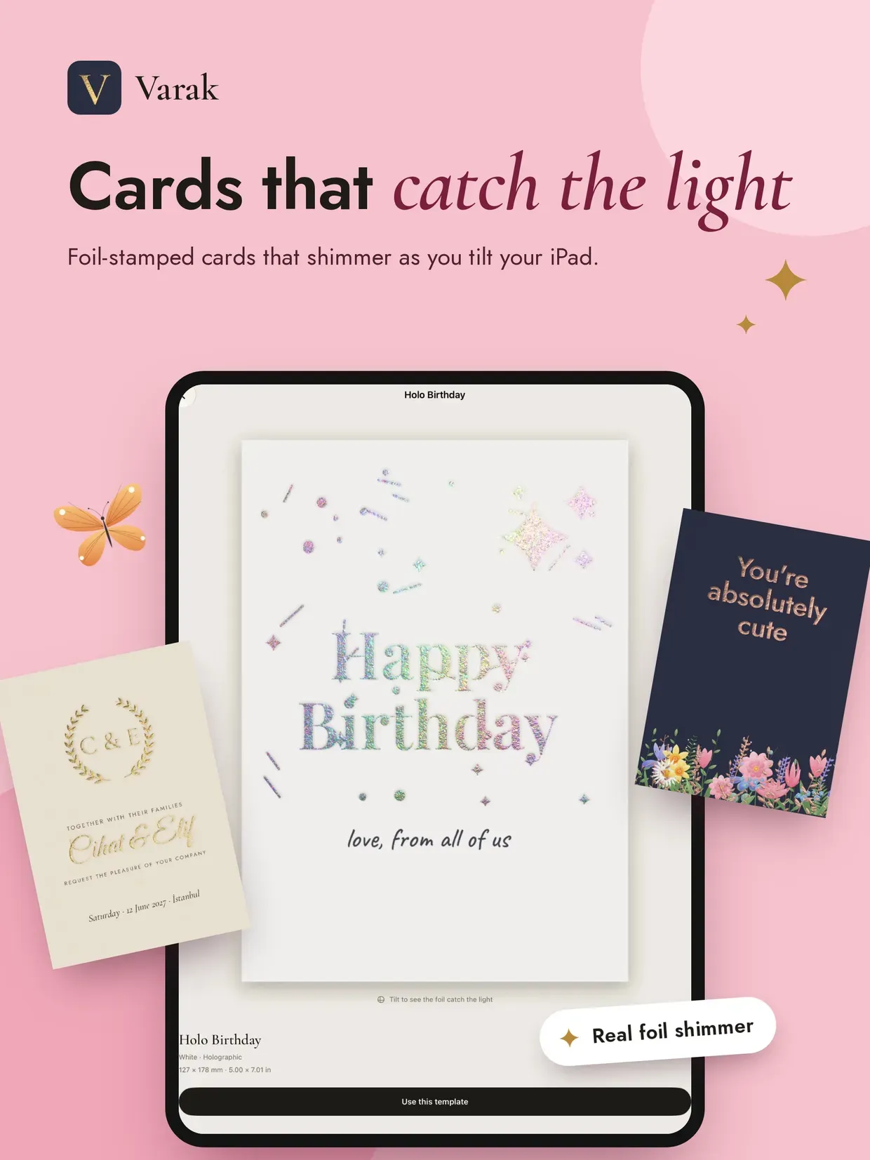 Varak: Foil Invitation Maker screenshot 7