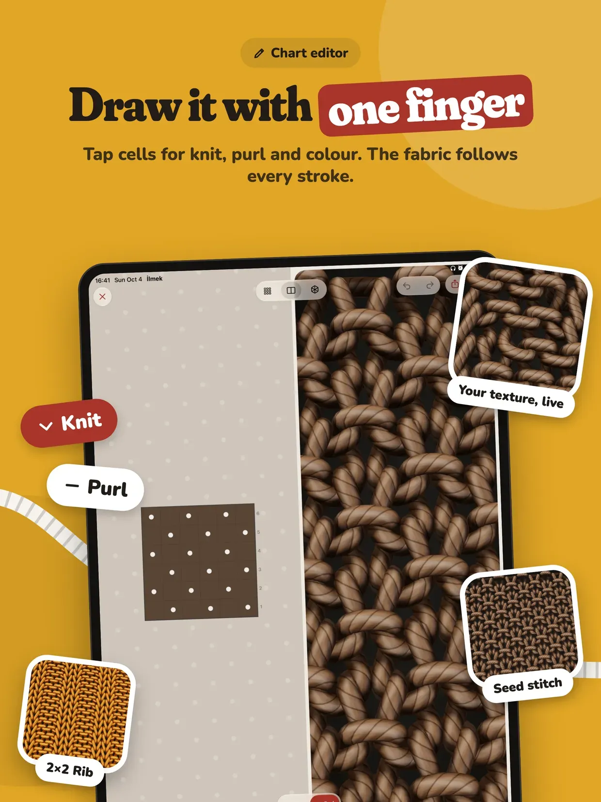 İlmek: Knitting Pattern Maker screenshot 7