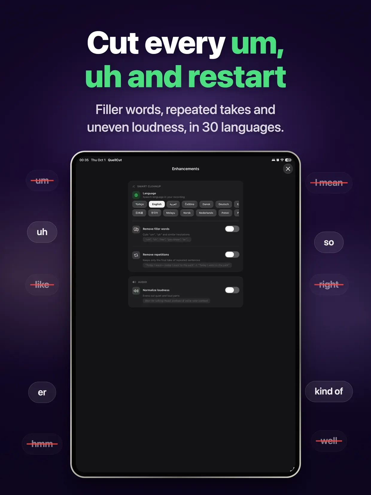 QuellCut - Silence Remover screenshot 11