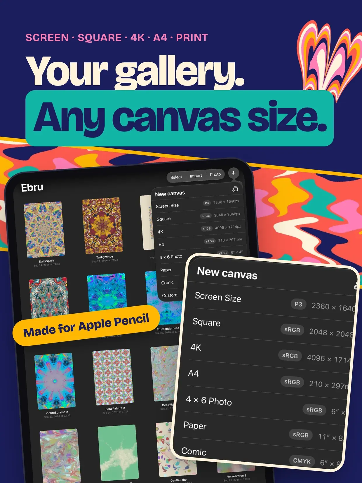 Ebru: Water & Paper Marbling screenshot 20