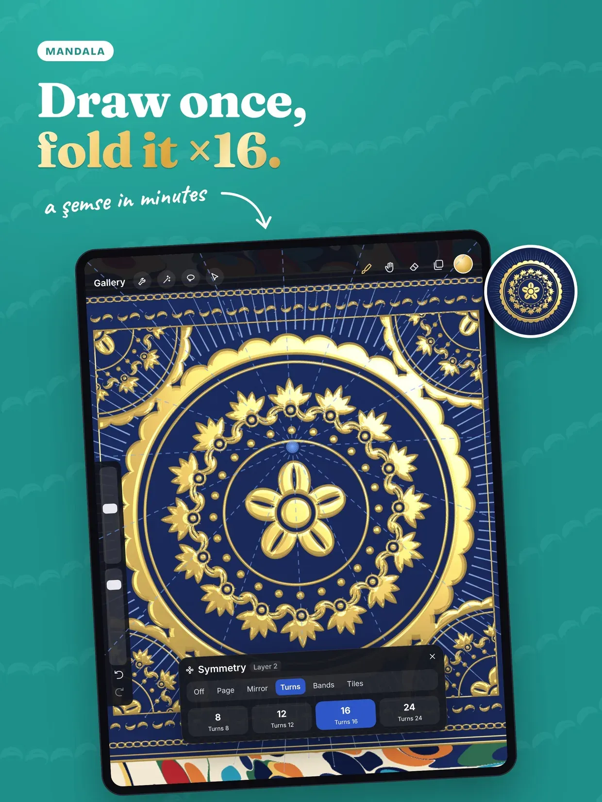 Tezhip: Gold Mandala Art screenshot 11