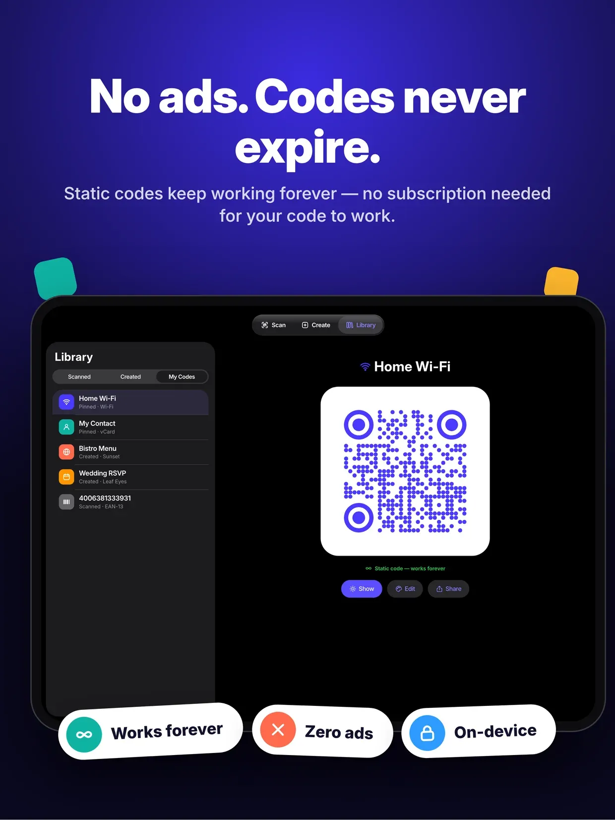 Tessera: QR Code Scanner screenshot 12