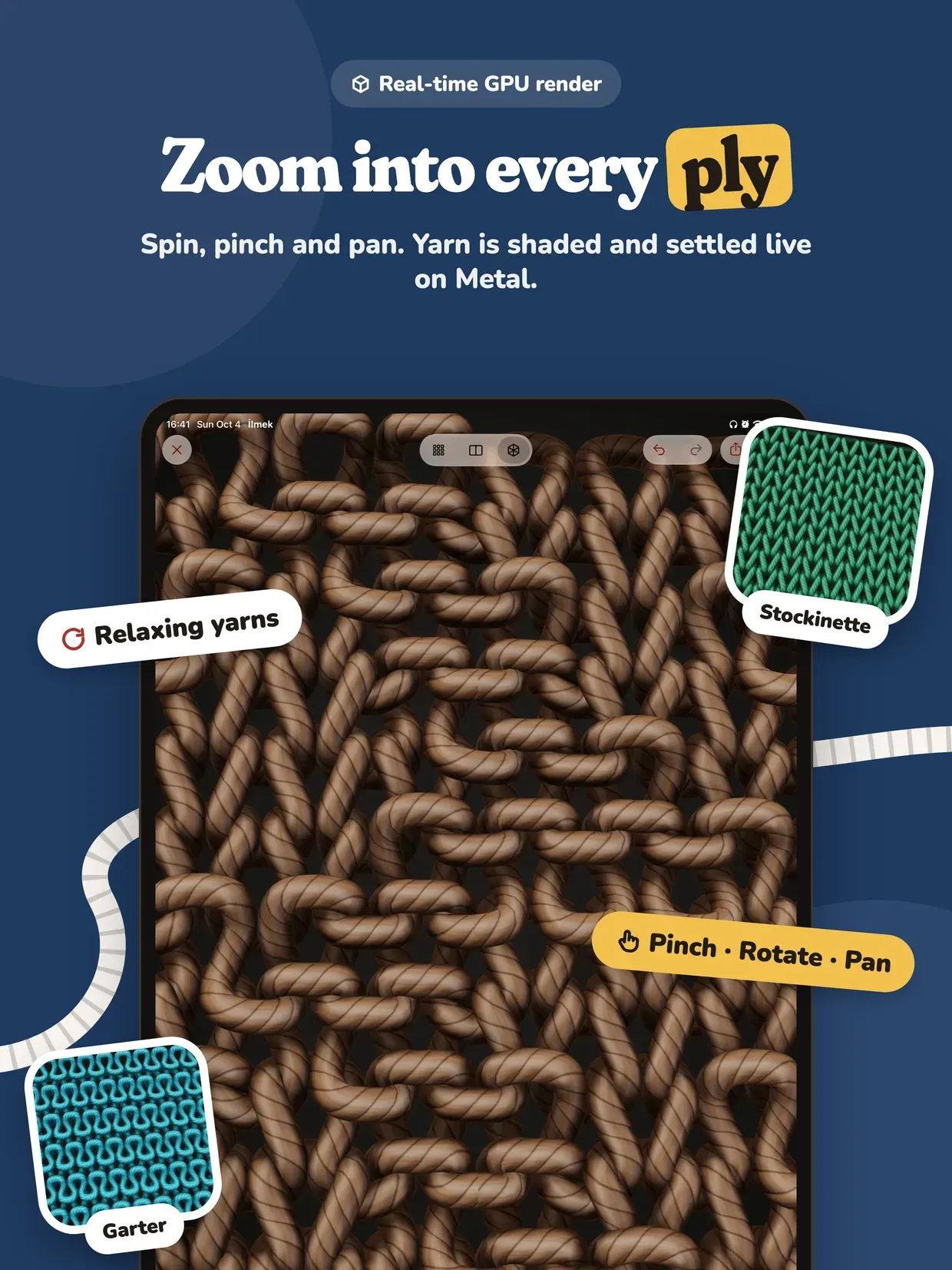 İlmek: Knitting Pattern Maker screenshot 8