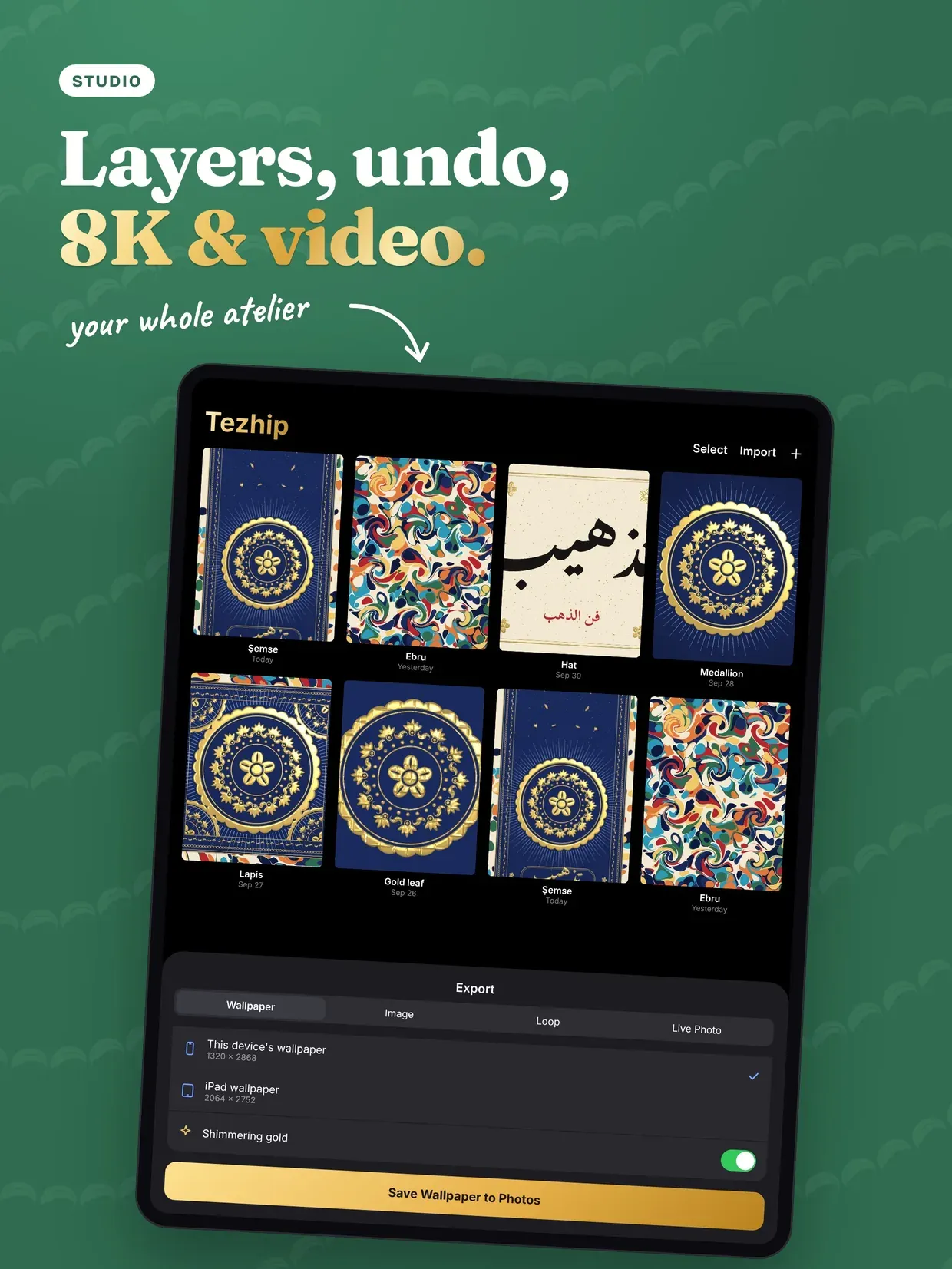 Tezhip: Gold Mandala Art screenshot 16