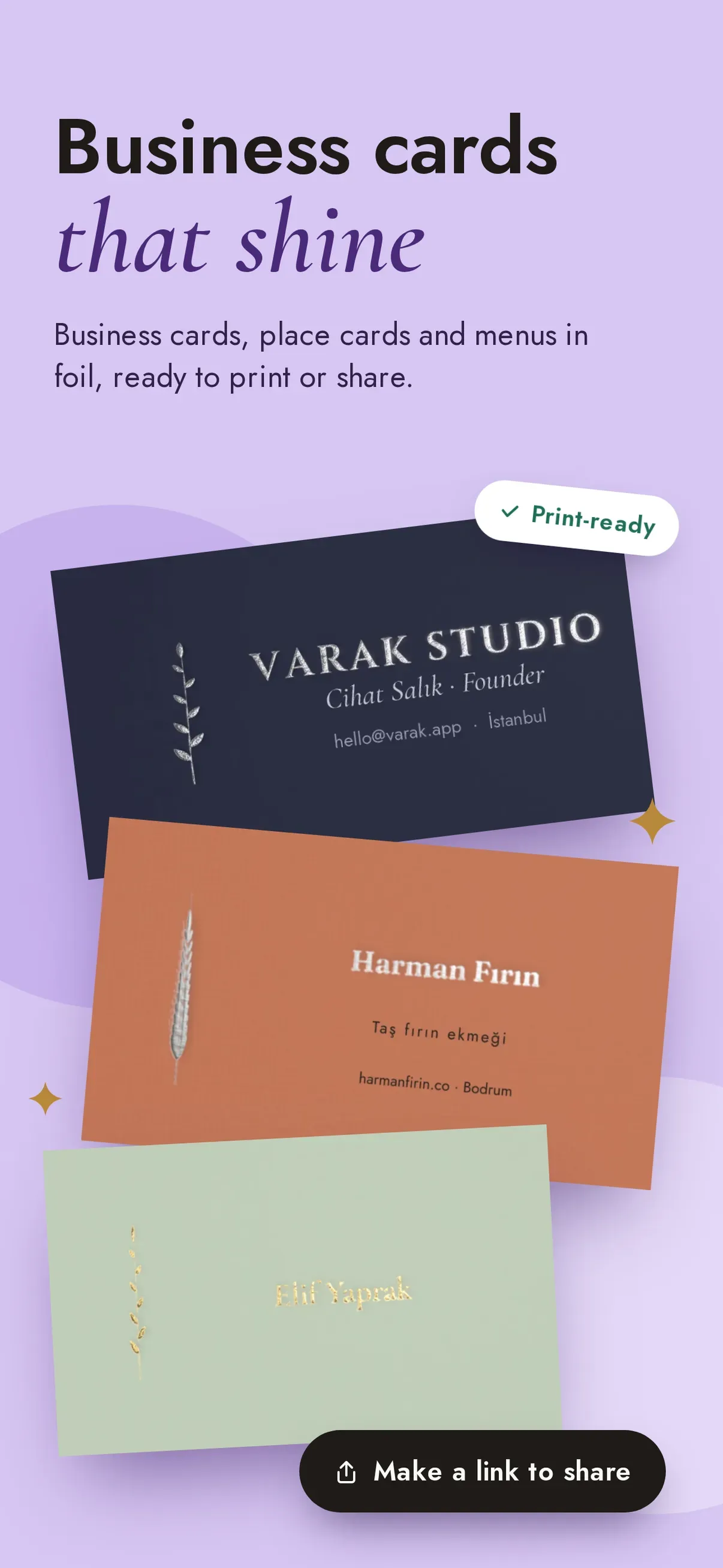 Varak: Foil Invitation Maker screenshot 6