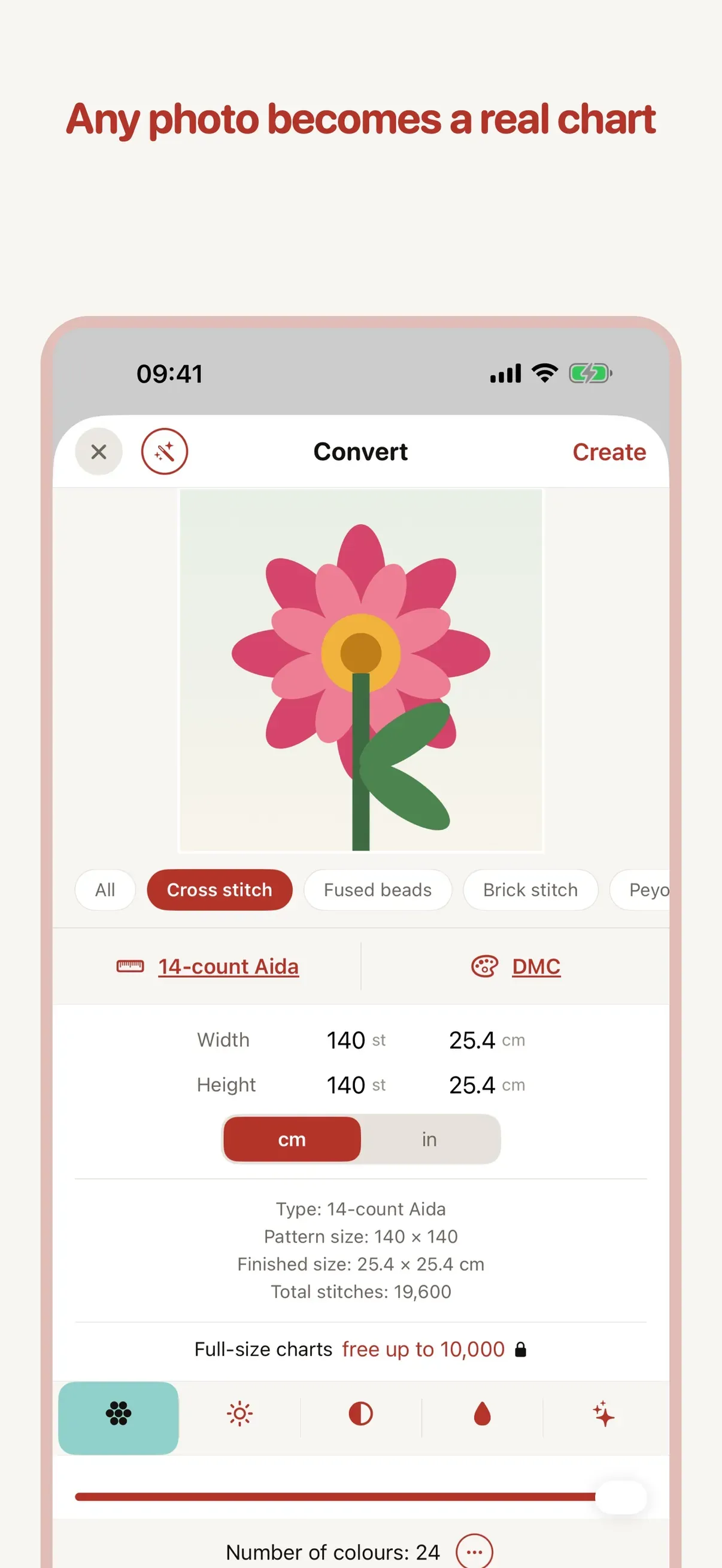 Kanava: Cross Stitch Pattern screenshot 1