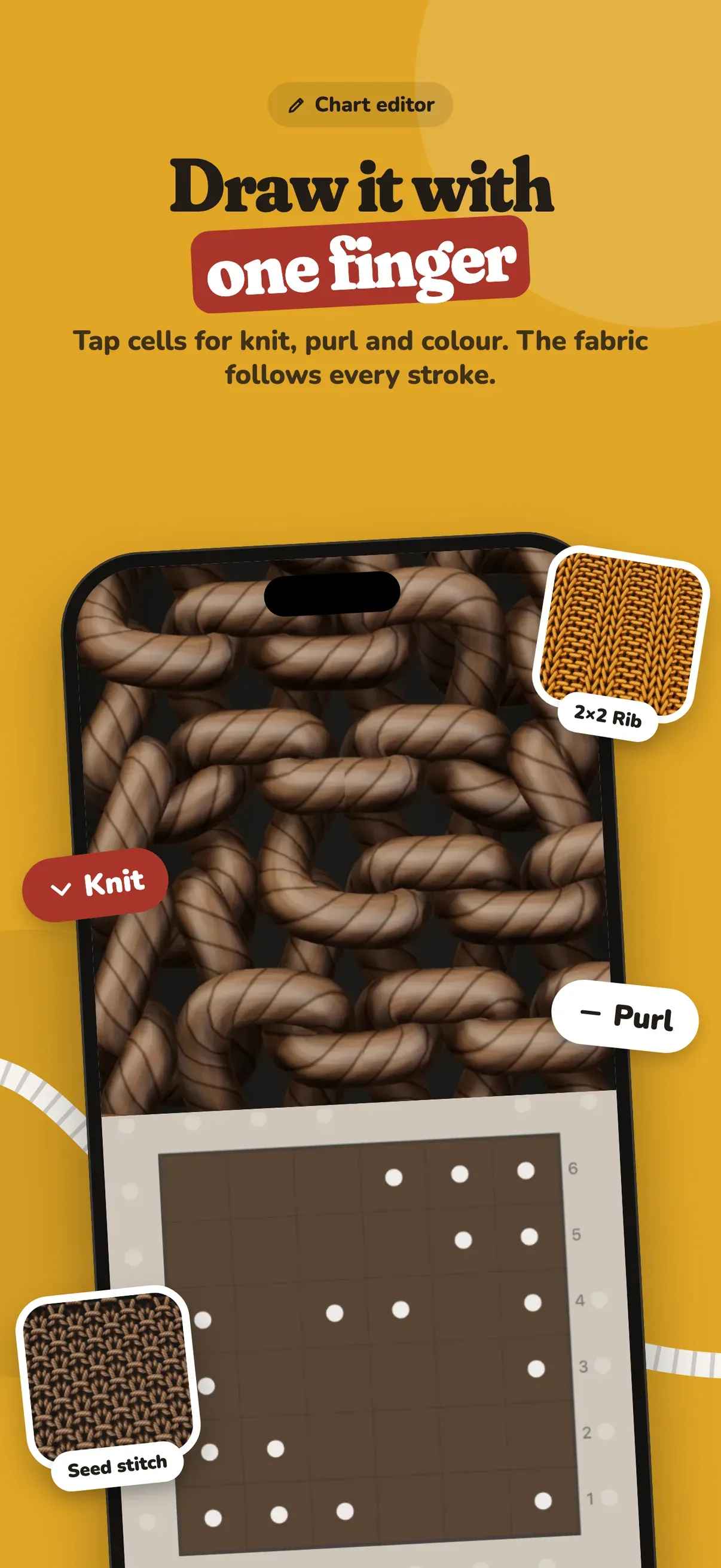 İlmek: Knitting Pattern Maker screenshot 2