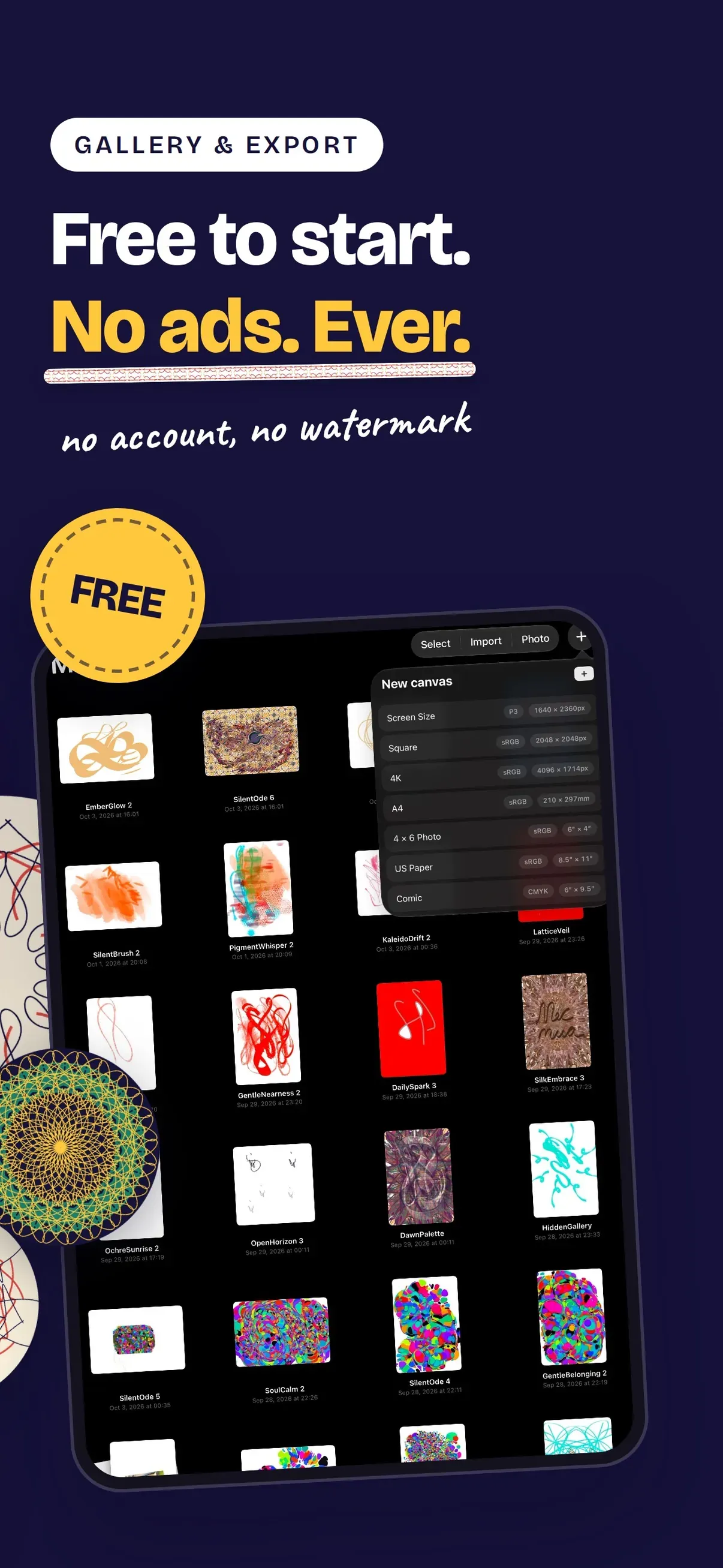 Mecmua: Symmetry Drawing Pad screenshot 10