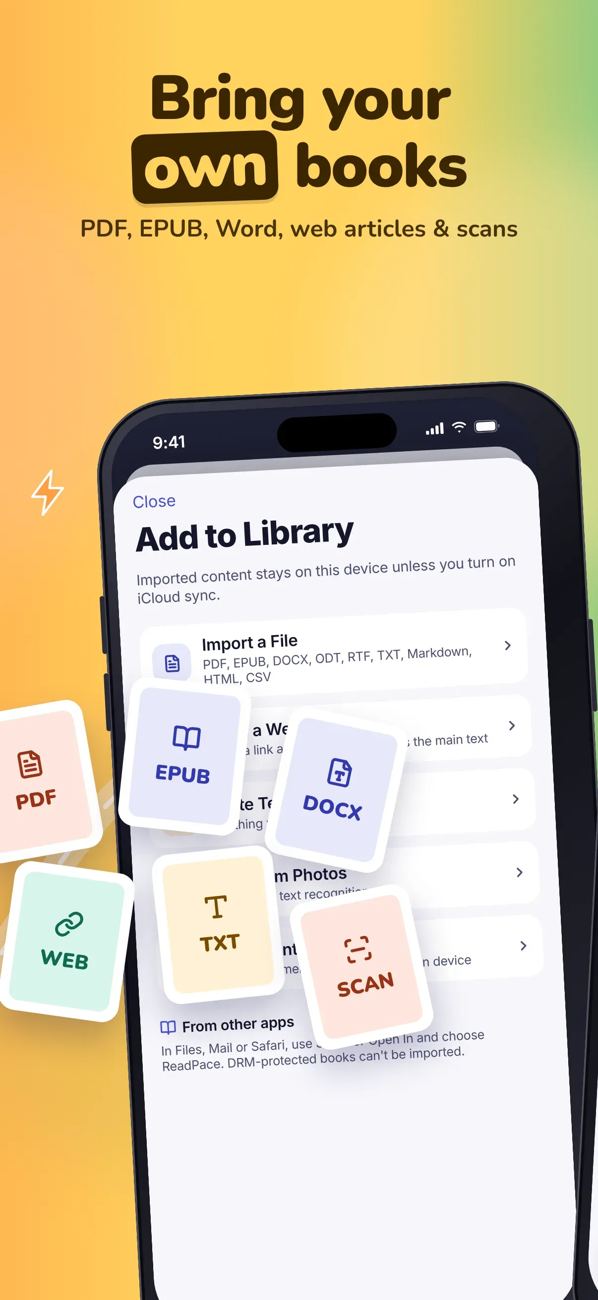 ReadPace: Speed Reading & RSVP screenshot 4