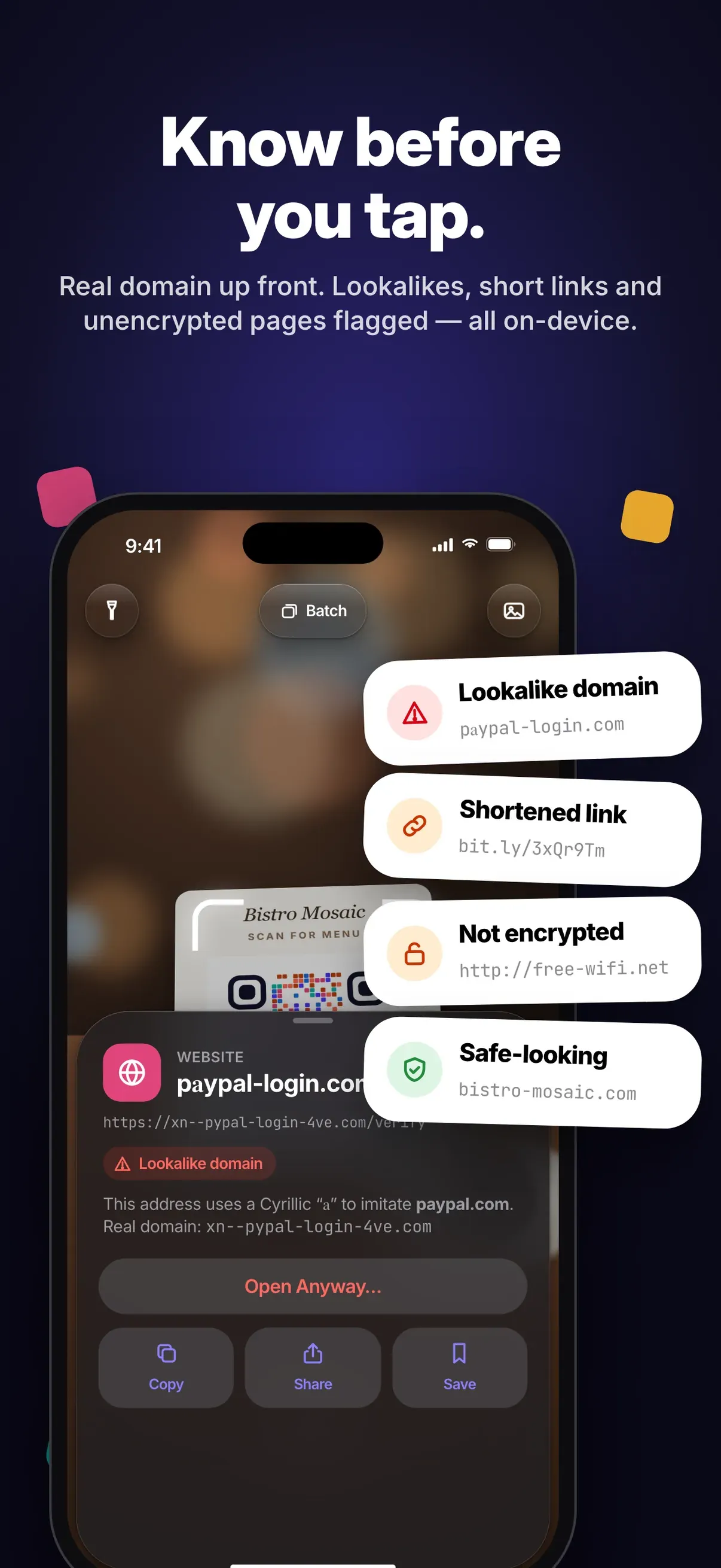 Tessera: QR Code Scanner screenshot 2