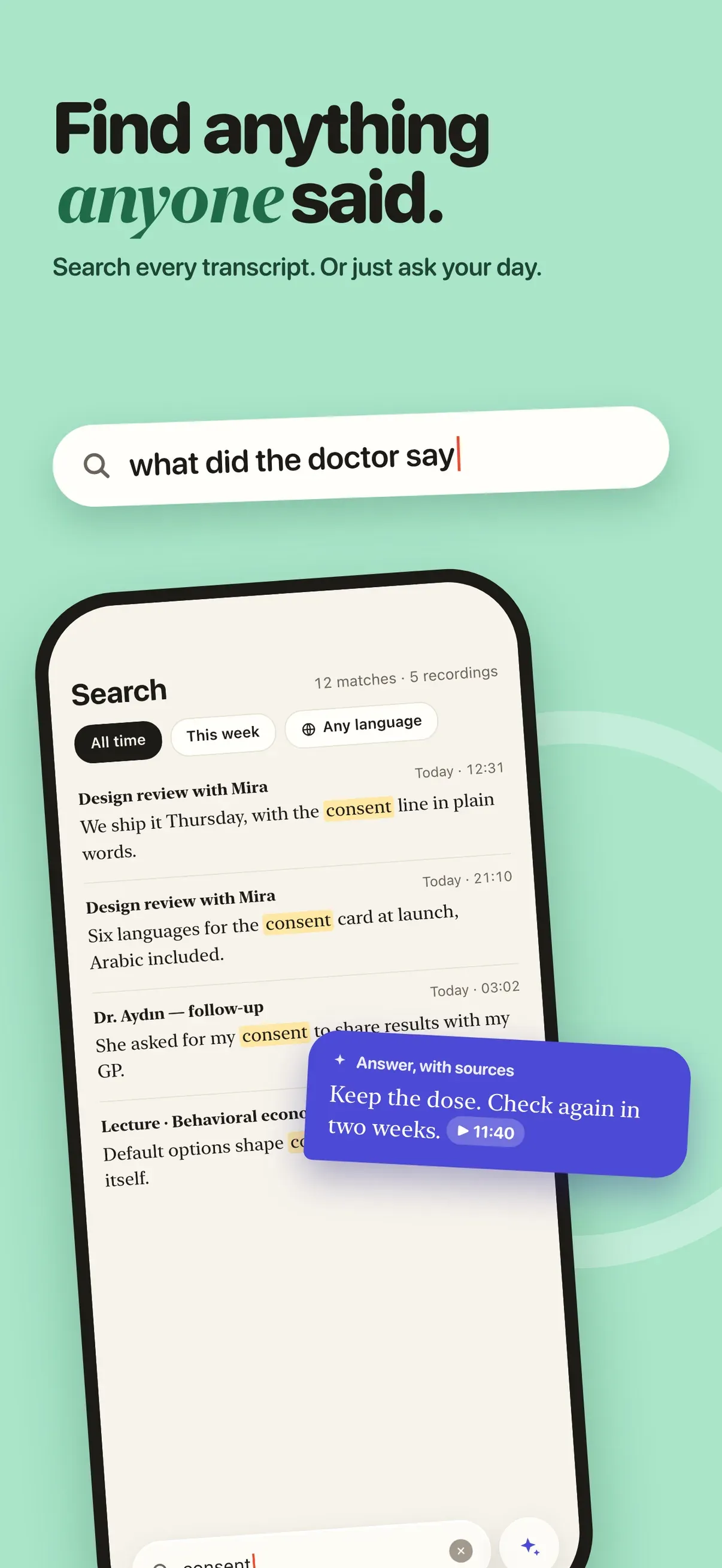 Earshot: AI Voice Recorder screenshot 4