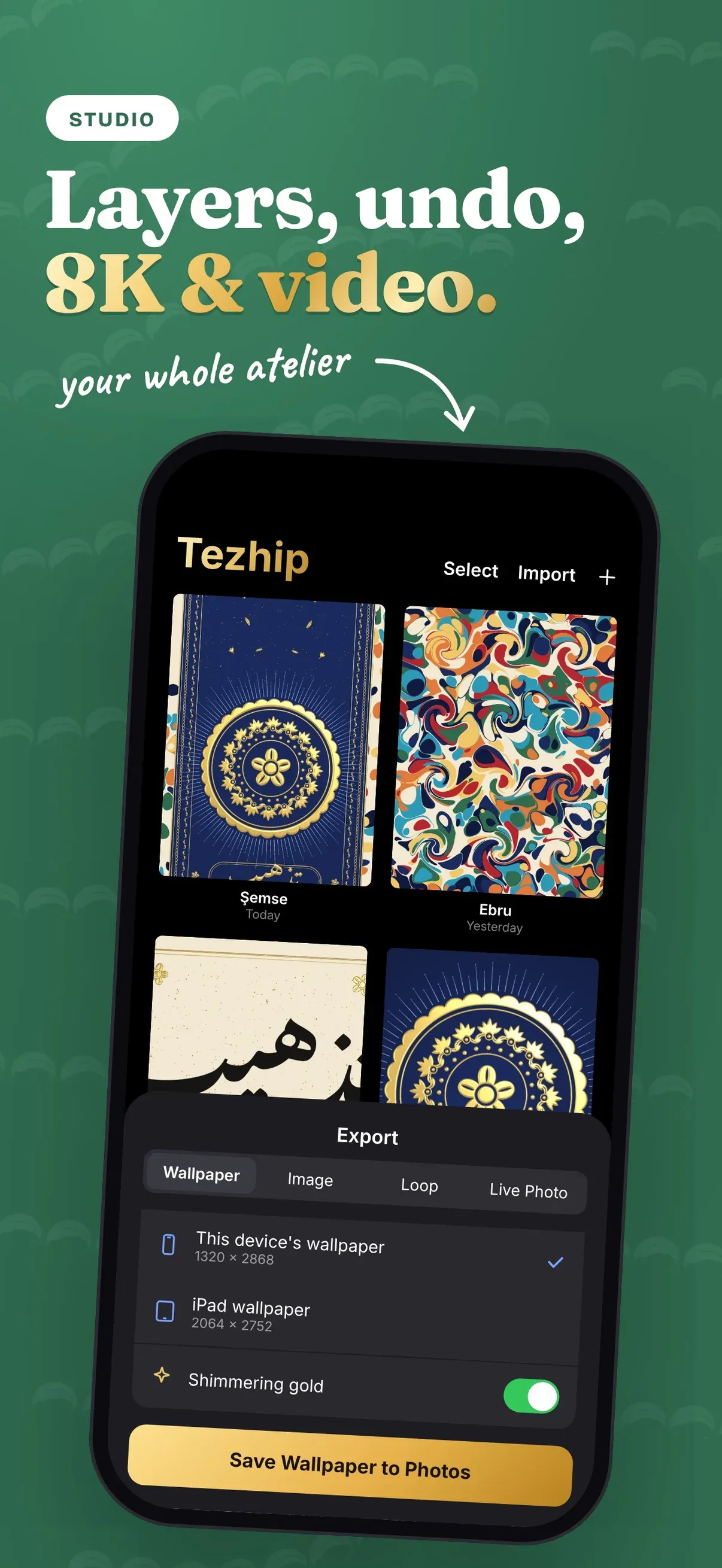 Tezhip: Gold Mandala Art screenshot 8