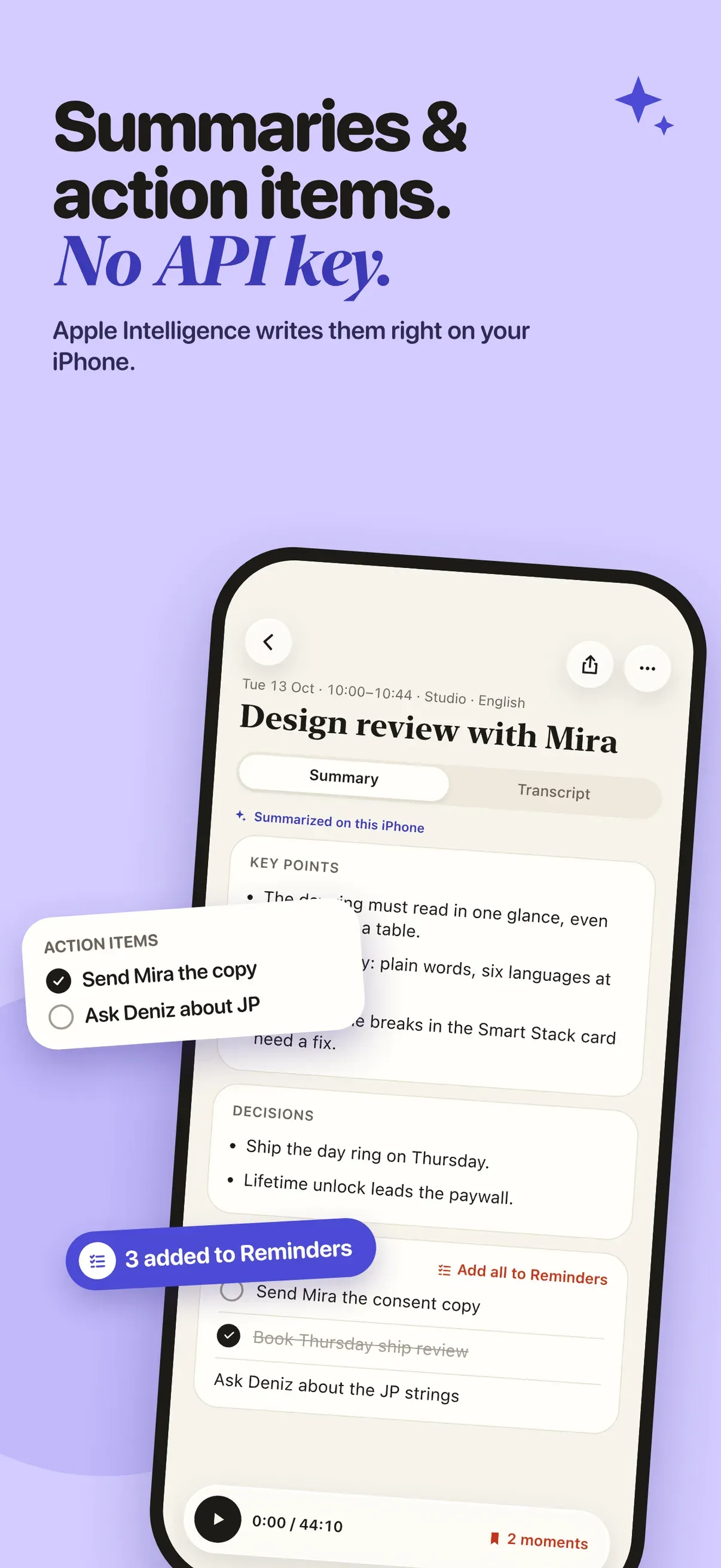 Earshot: AI Voice Recorder screenshot 3