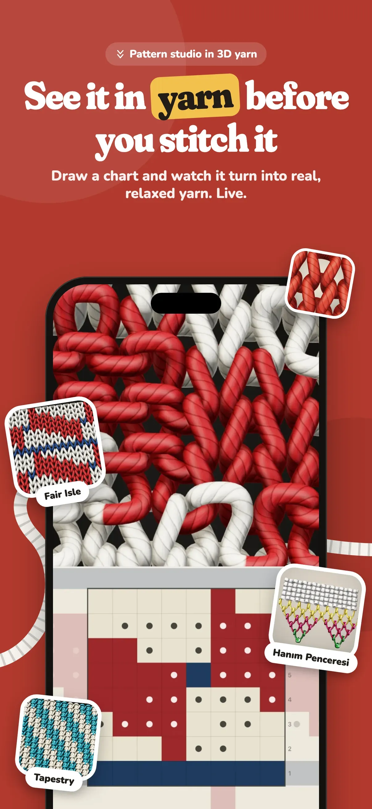 İlmek: Knitting Pattern Maker screenshot 1