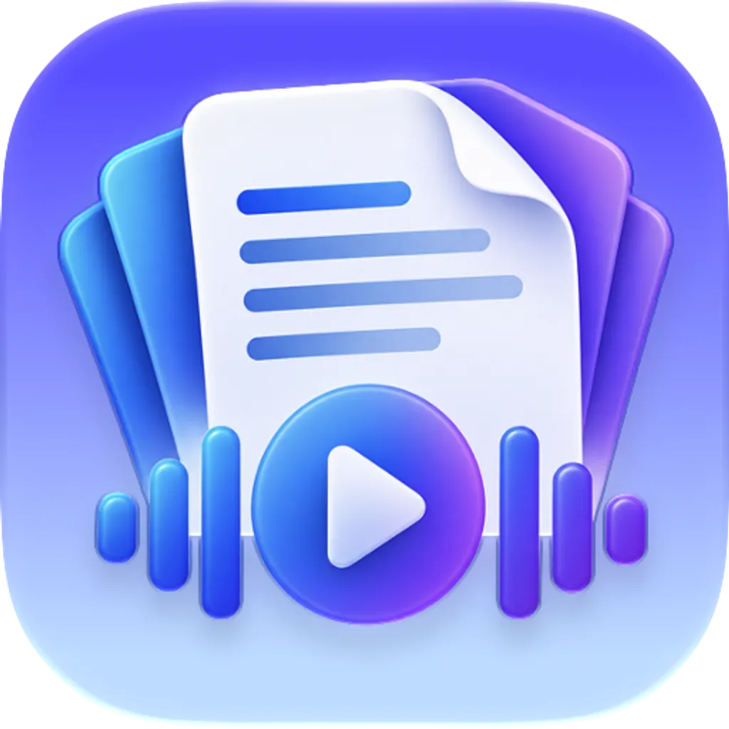VoxPage: Read Aloud PDF Reader app icon