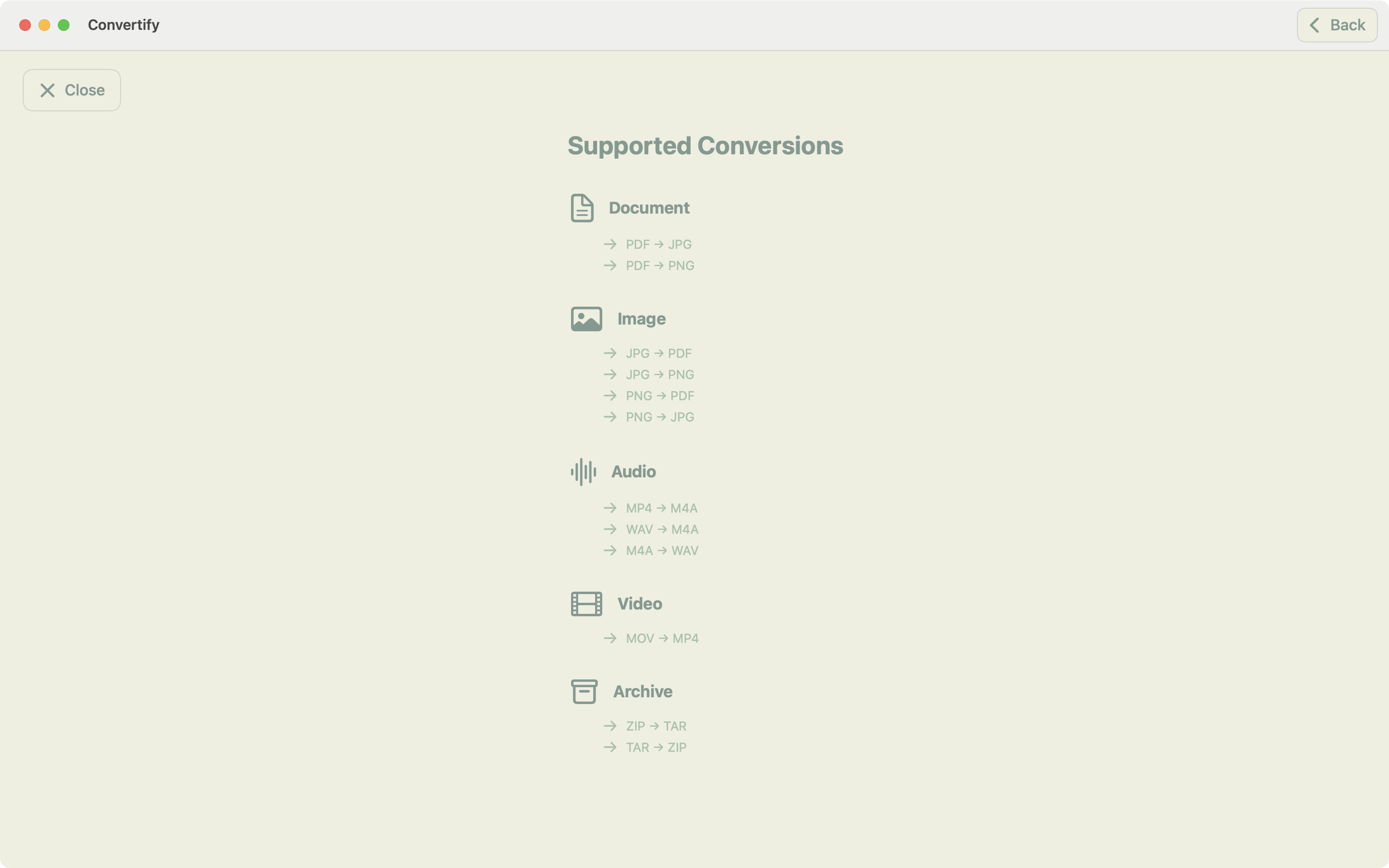 Convertify screenshot 4 - Convertify app screenshot showing interface feature 4 Convertify app screenshot showing interface feature 4