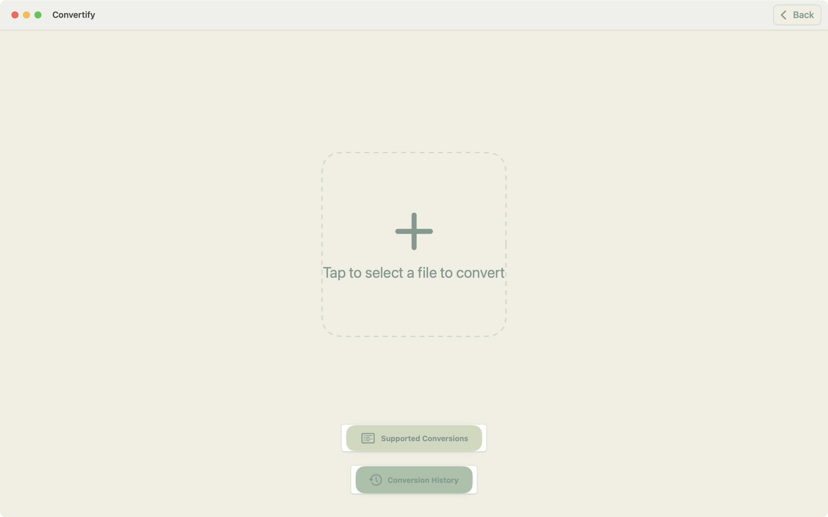 Convertify screenshot 5 - Convertify app screenshot showing interface feature 5 Convertify app screenshot showing interface feature 5