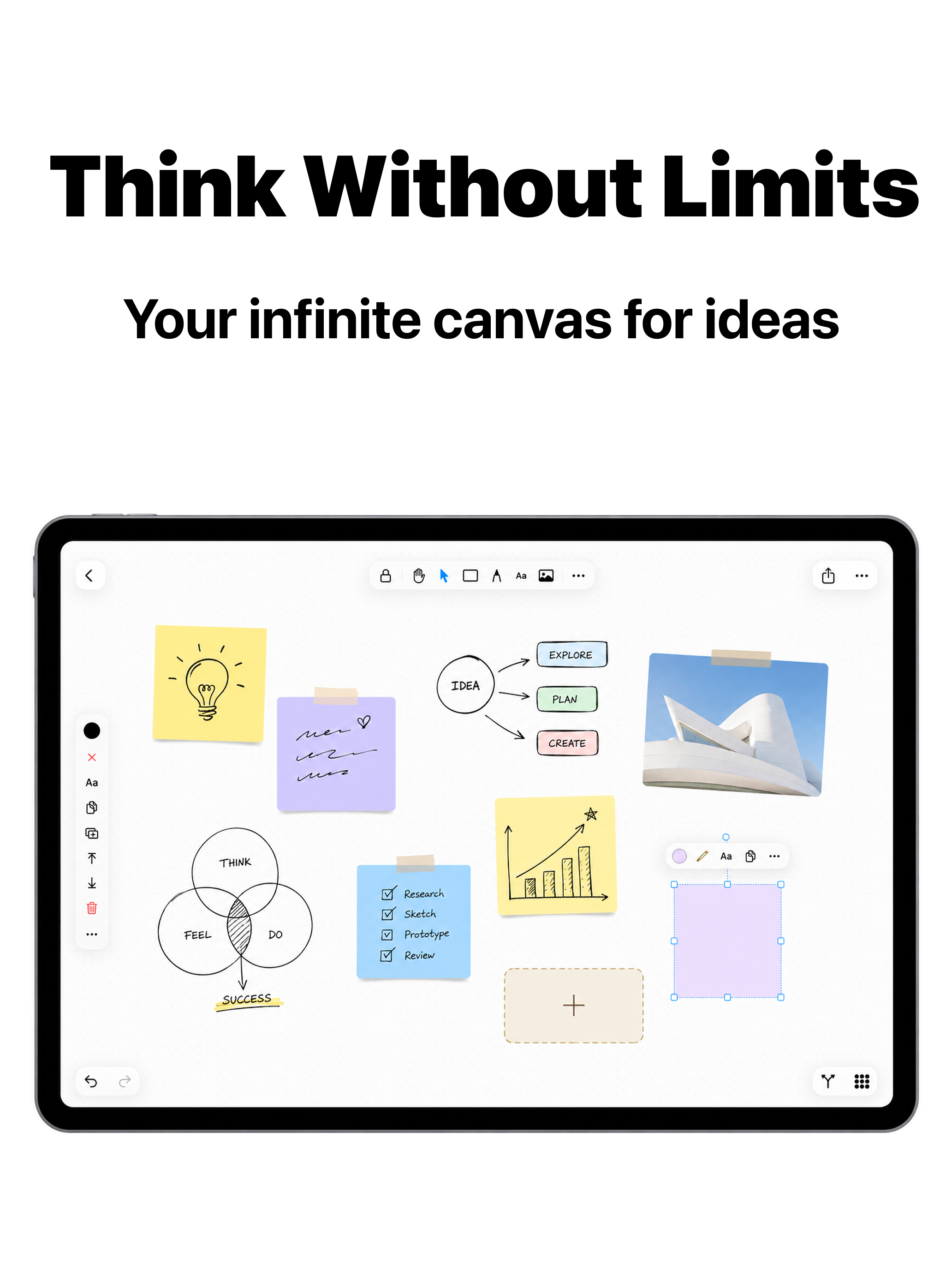 Mnema — Canvas freedom. Knowledge graph power.