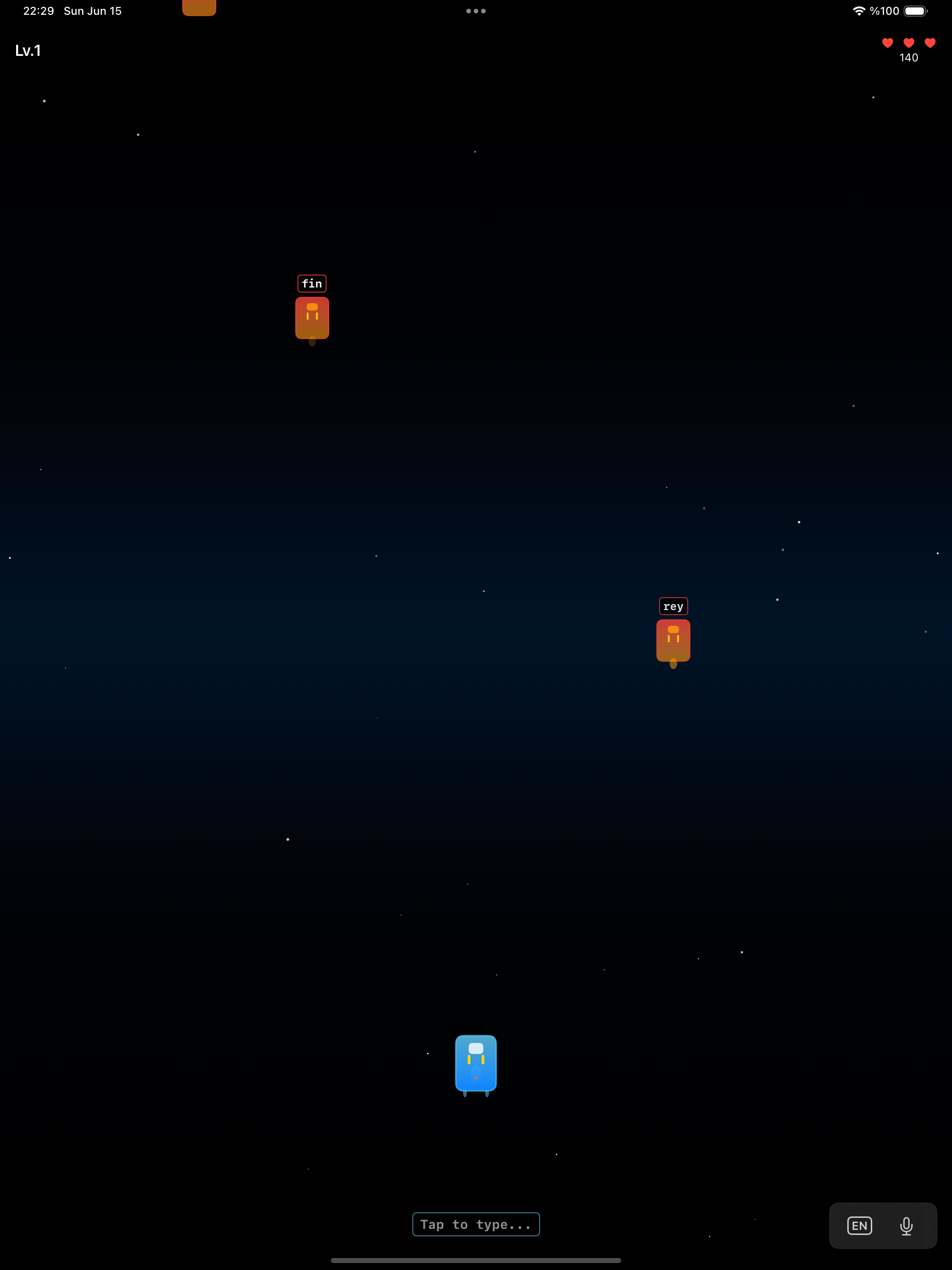 StarType screenshot 4 - StarType level progression and achievement system StarType level progression and achievement system